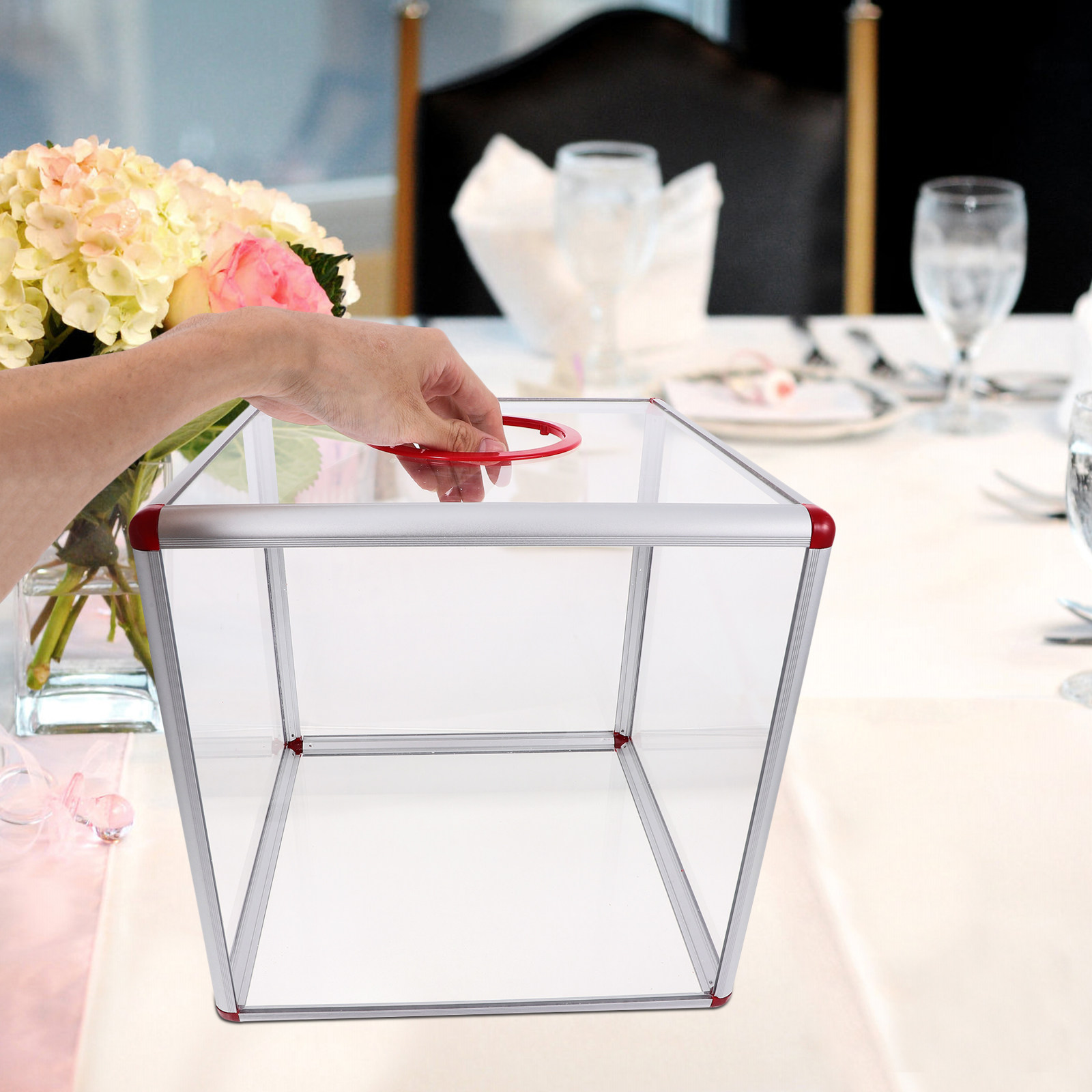 صندوق سحب جوائز كبير وشفاف مصن - مراجعة Event Party Box وسعره