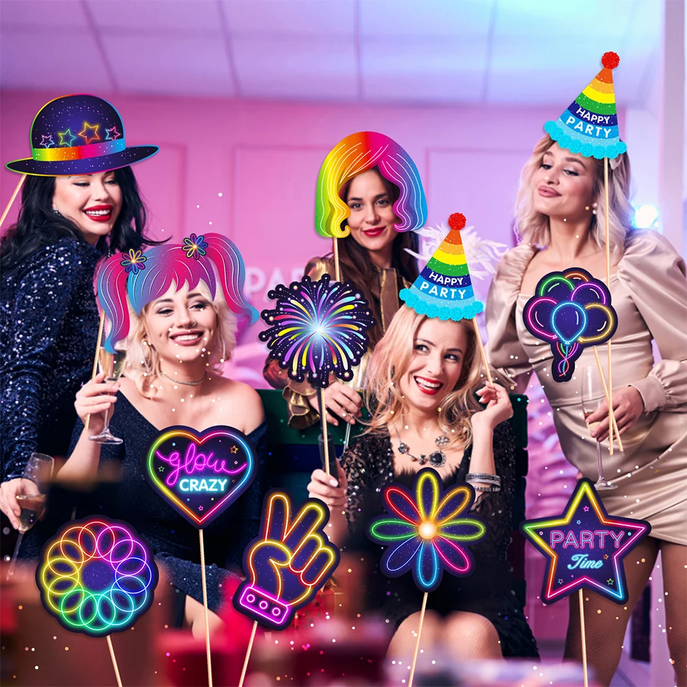 مفرش طاولة متوهج نيون ملون بال - مراجعة Let'S Party Event Supply وسعره