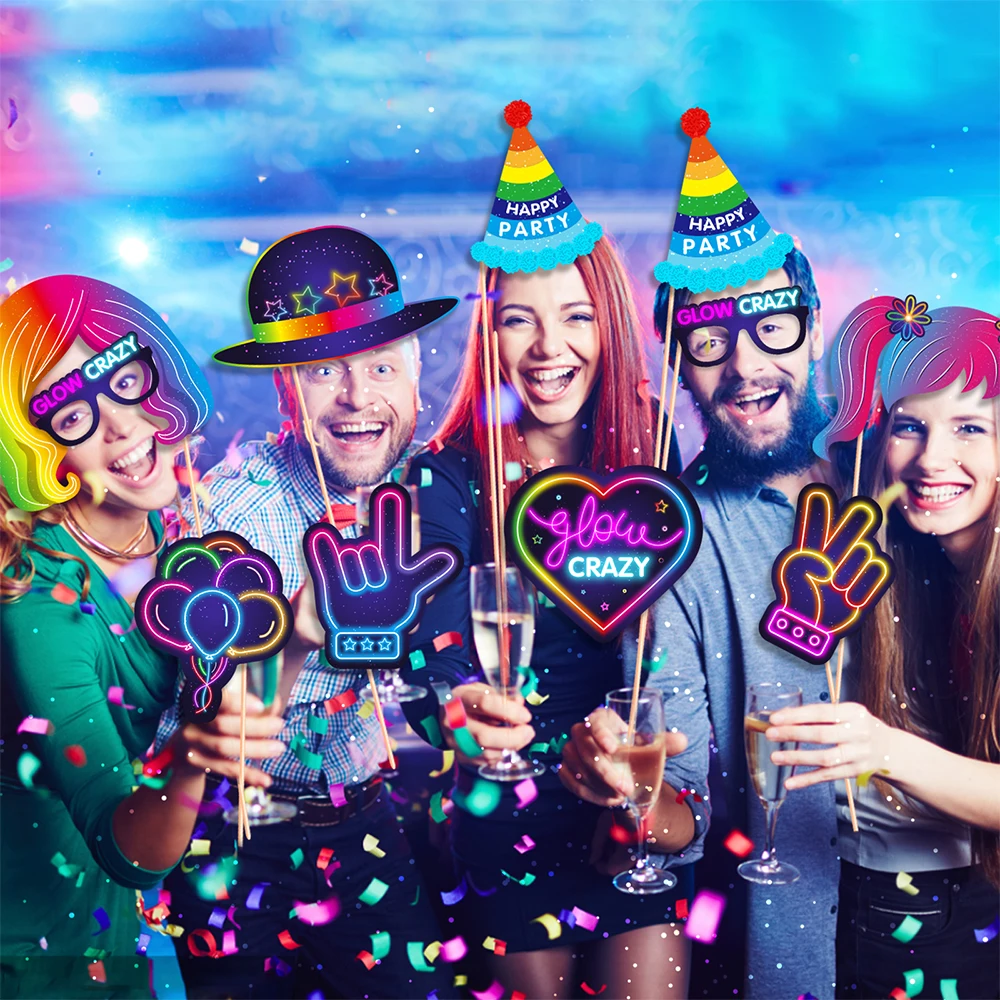 مفرش طاولة متوهج نيون ملون بال - مراجعة Let'S Party Event Supply وسعره