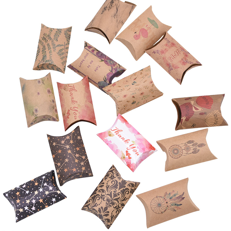 10/20/50 قطعة كرافت صندوق ورقي - مراجعة Event Party Box وسعره