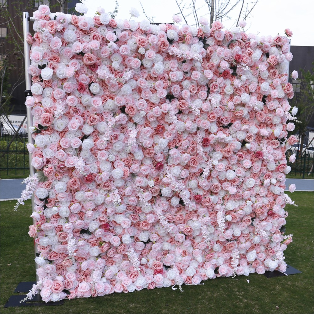 زهور يوفلاور 5D وردية وبيضاء م - مراجعة Flower Wall Panel وسعره