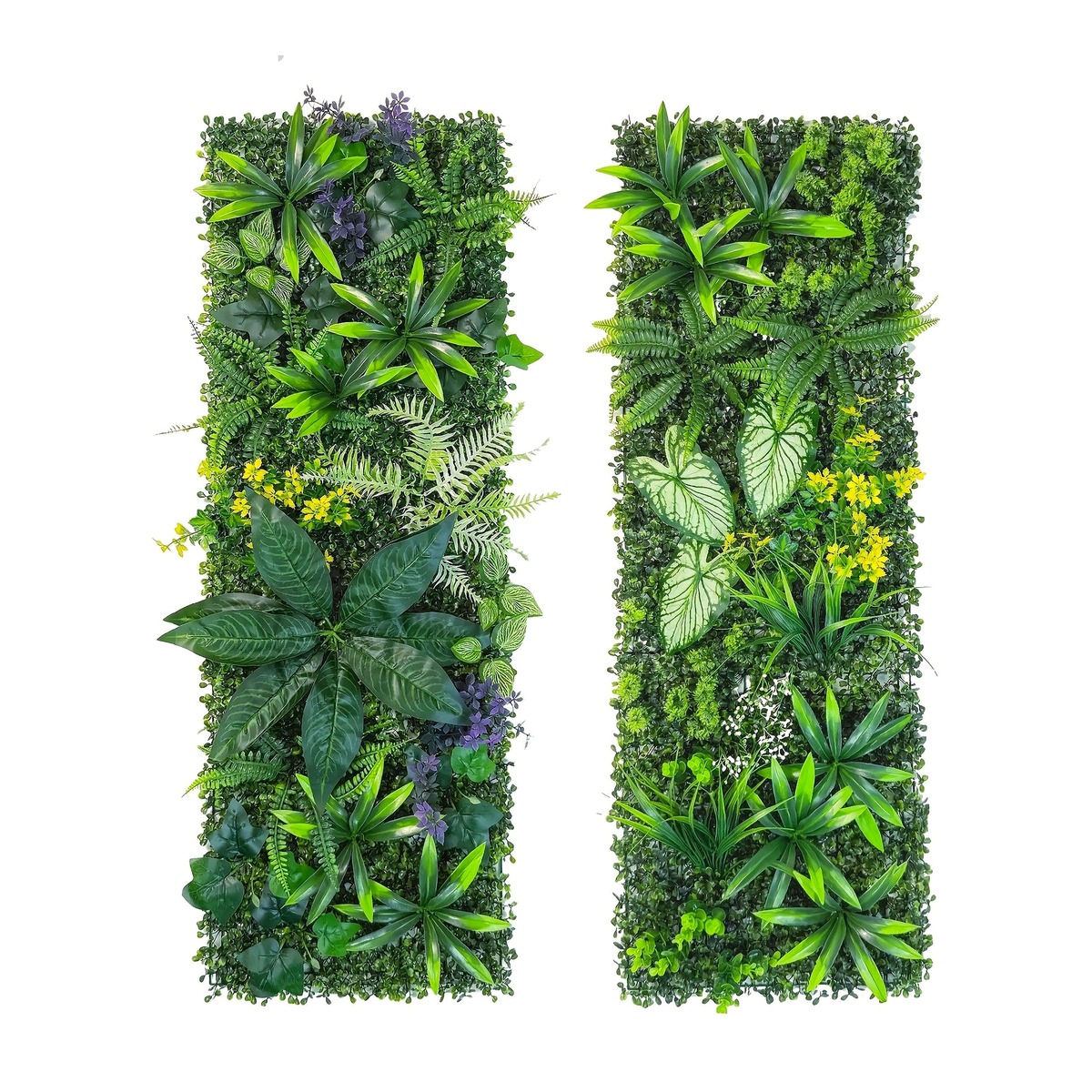 لوحة جدارية من الخضرة الاصطناع - مراجعة Flower Wall Panel وسعره