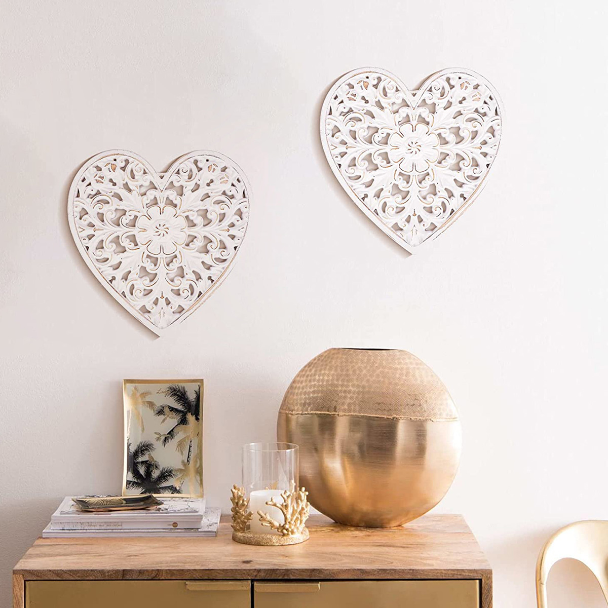 ديكور جدار خشبي الأزهار الجوف  - مراجعة Flower Wall Panel وسعره