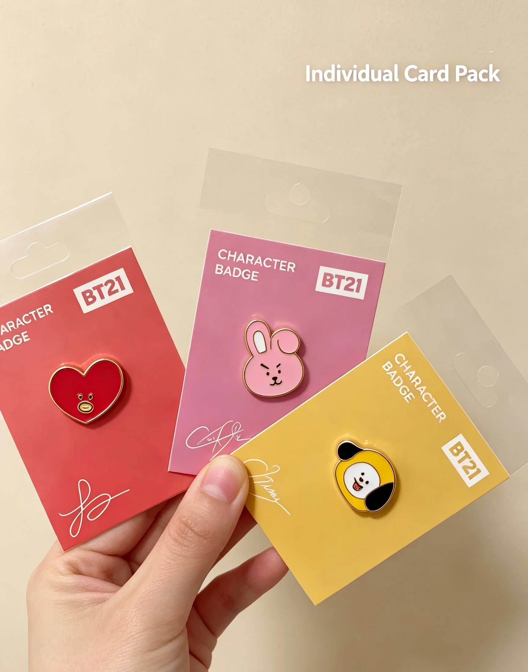 شارات معدنية BT21 على شكل شخصي - مراجعة Supply Event وسعره